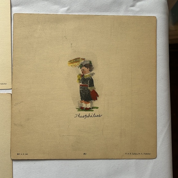 Marianna Foster Curtiss / Victorian Children/
6 Vintage Prints / 6 x 6 / 5 - Picture 5 of 6